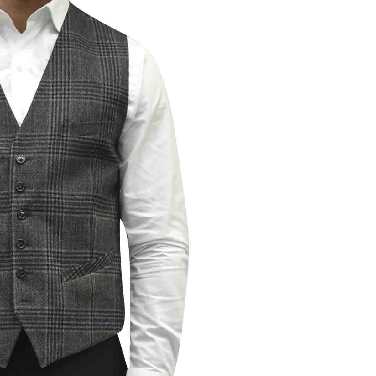 Chaleco Slim Gris Combinado Tommy Hilfiger