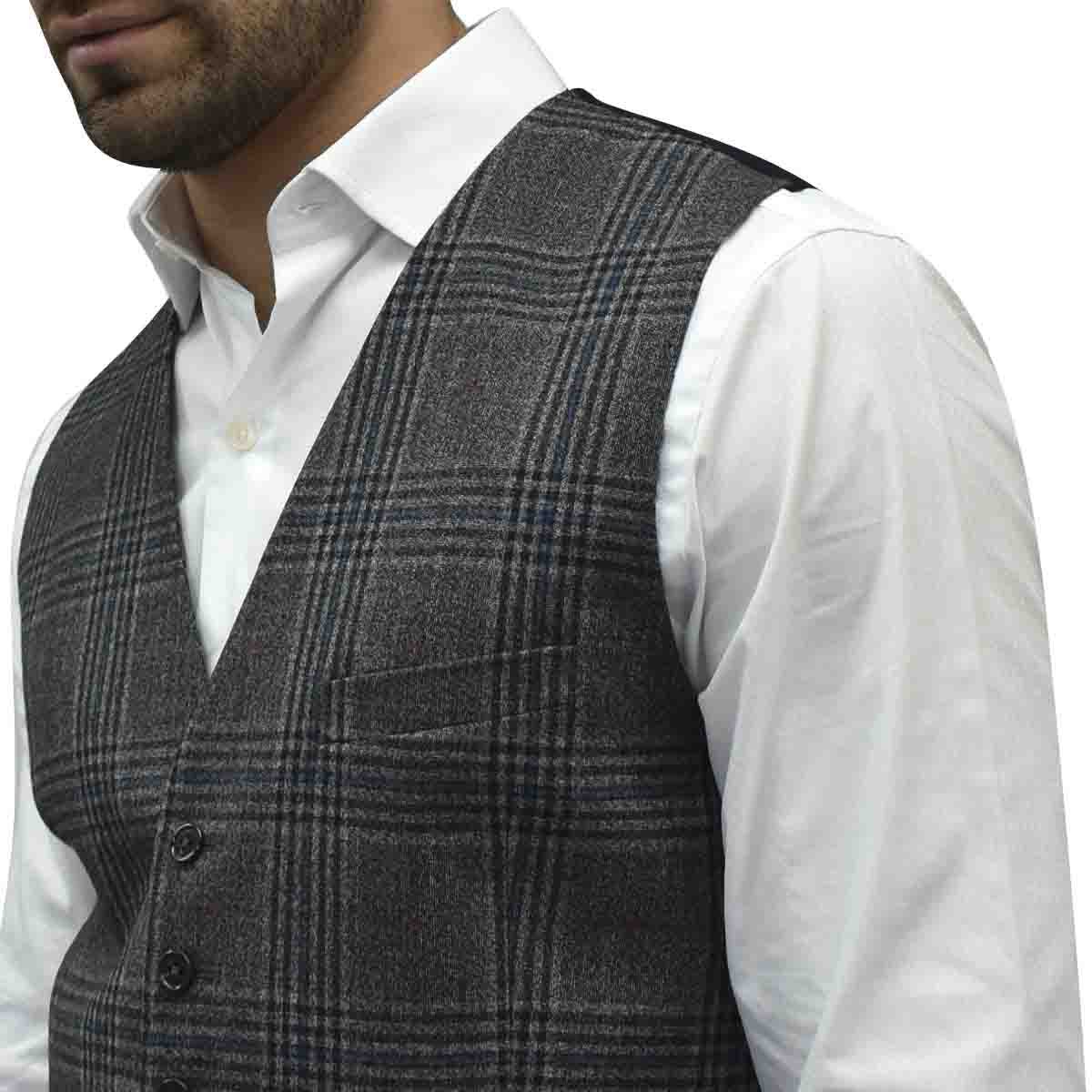 Chaleco Slim Gris Combinado Tommy Hilfiger