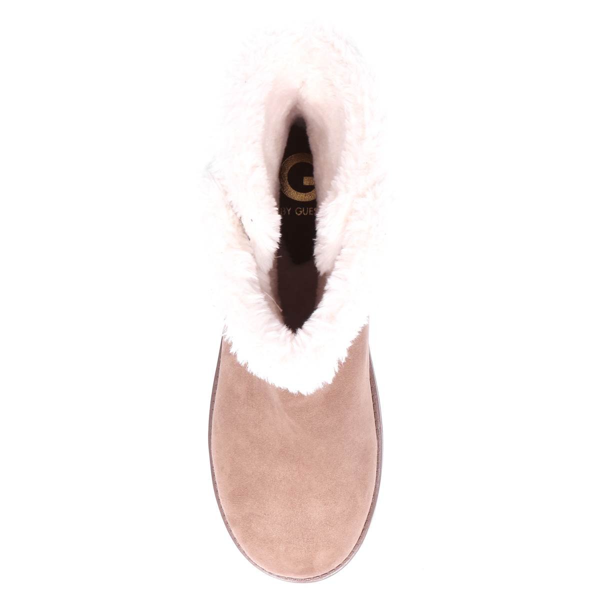 Botas con Detalle Metálico Color Café G By Guess