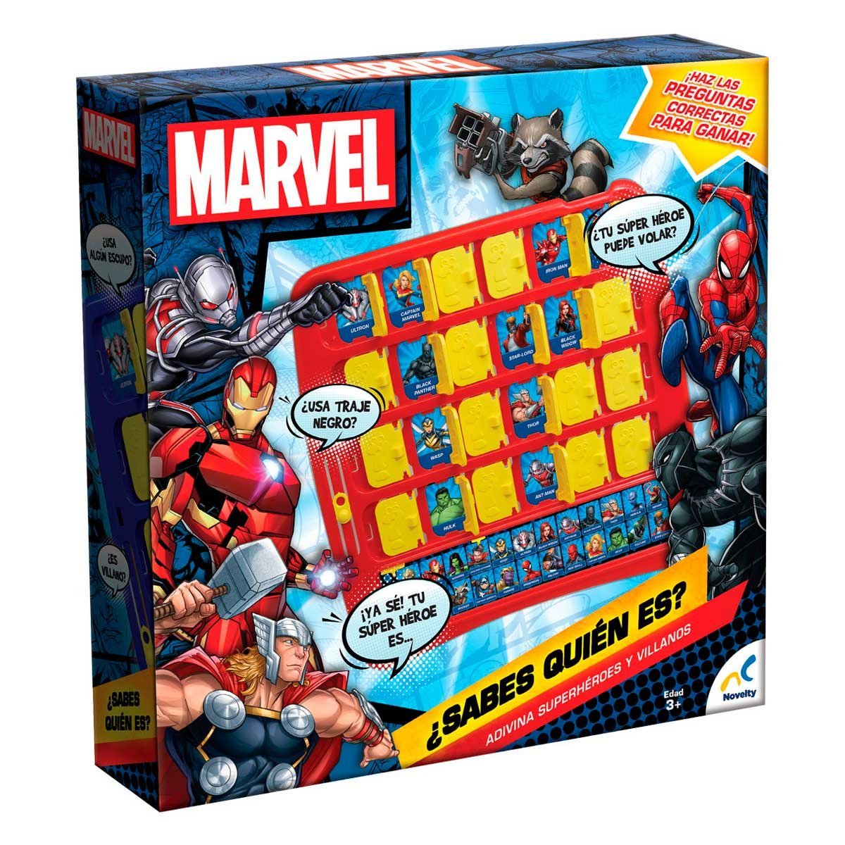Sabes Quien Es Marvel Novelty Juego De Mesa El signo de instrucción del juego personalizado de 8 x 10 (ver imágenes) 2. claro shop