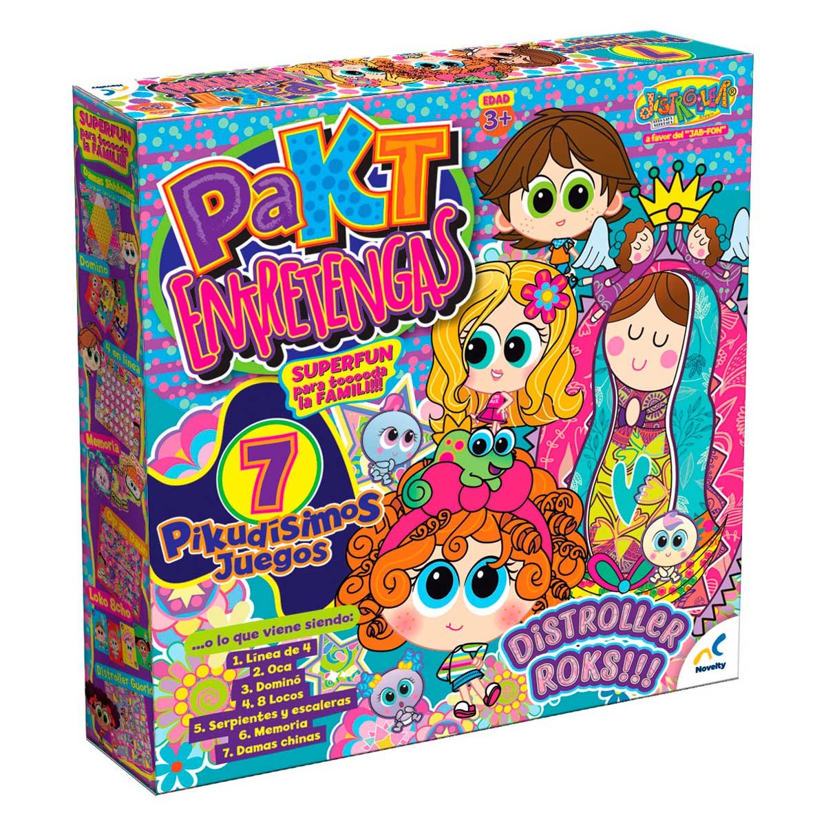 Set de Juegos 7 en 1 Distroller Novelty - Juego de Mesa