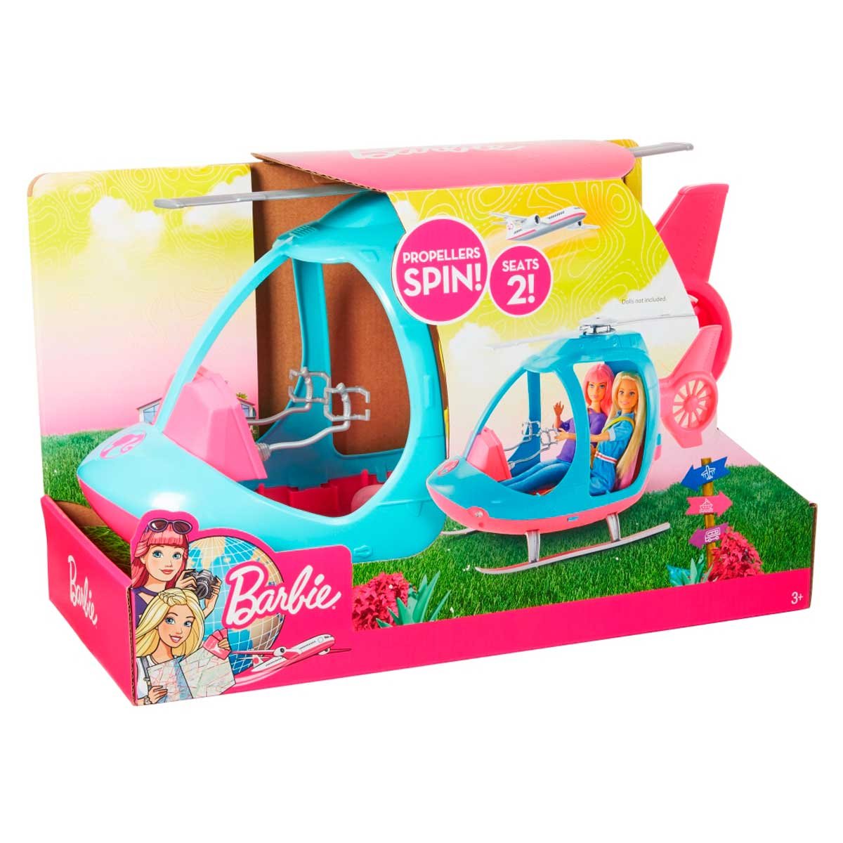 Helicóptero de Barbie Apto para Mattel