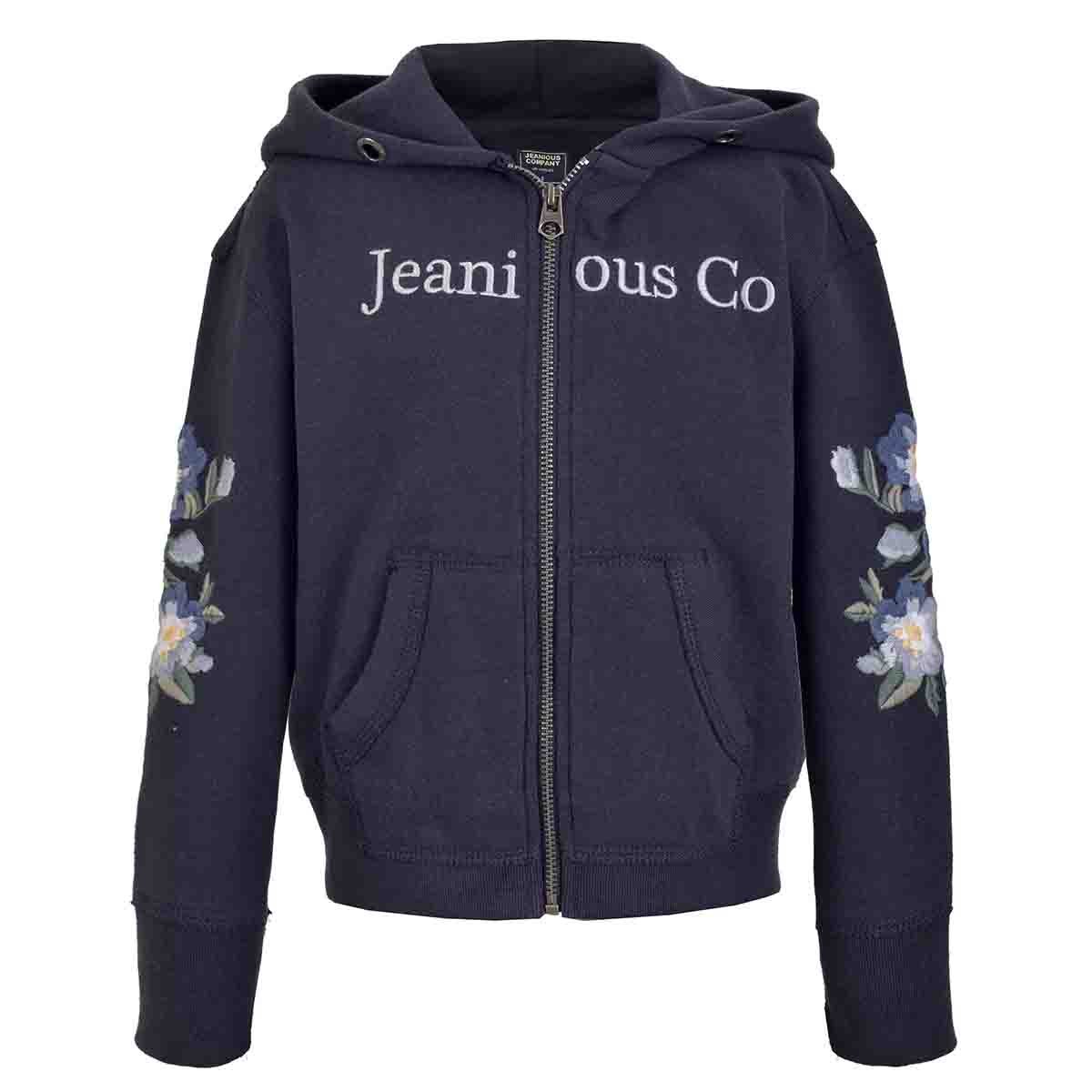 Sudadera Azul con Capucha Jeanious