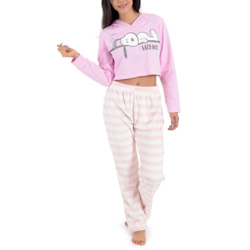 Pijama para Dama Snoopy con Rayas Snoopy