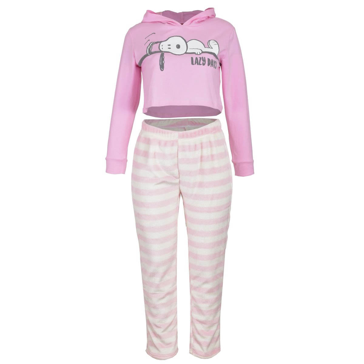 Pijama para Dama Snoopy con Rayas Snoopy