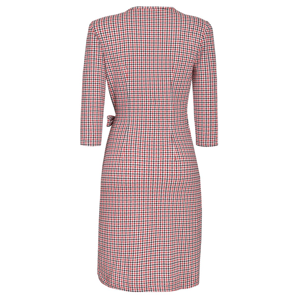 Vestido Estampado Escote V Cruzado Michel Paulini