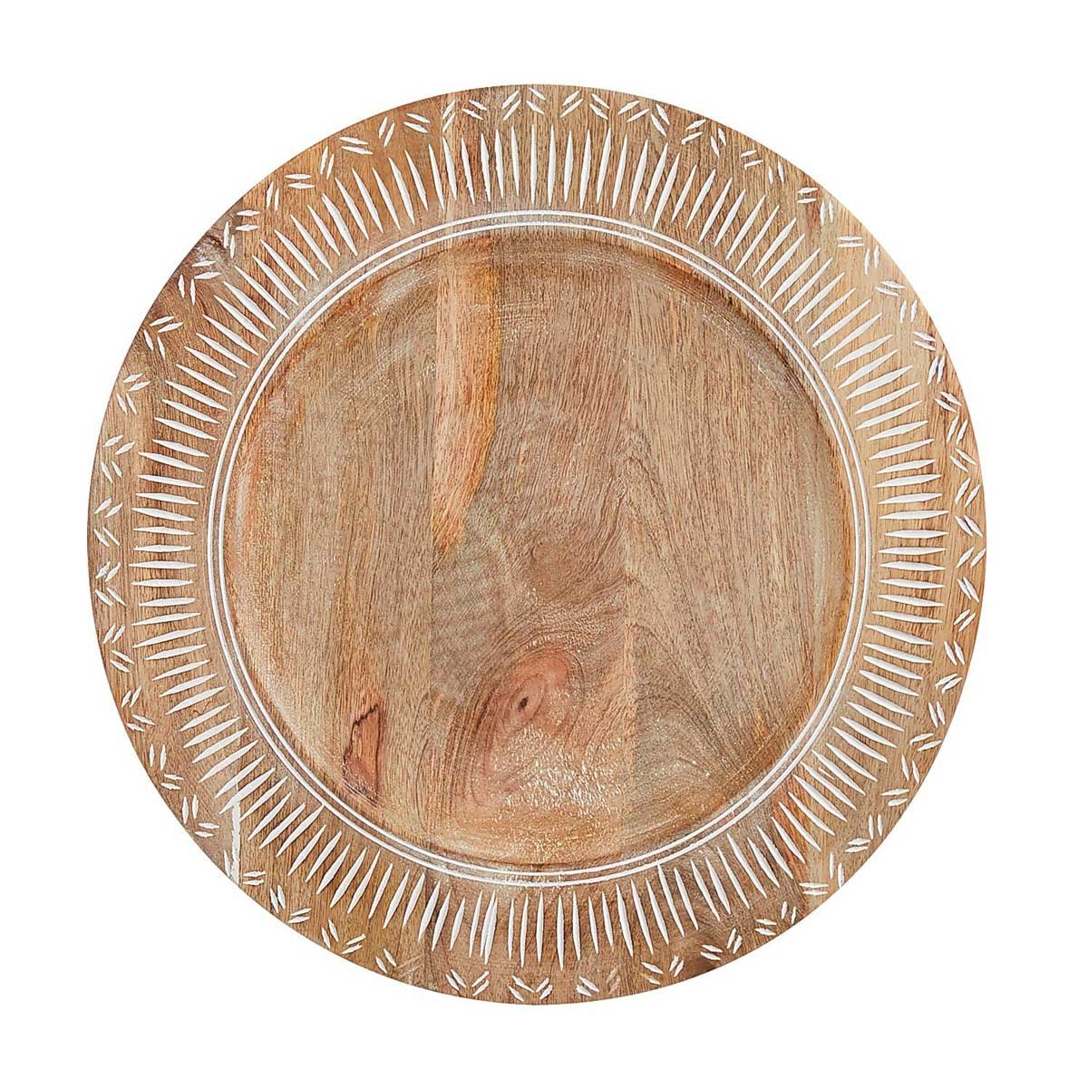 Plato Base Carved Wood Pier 1 Imports