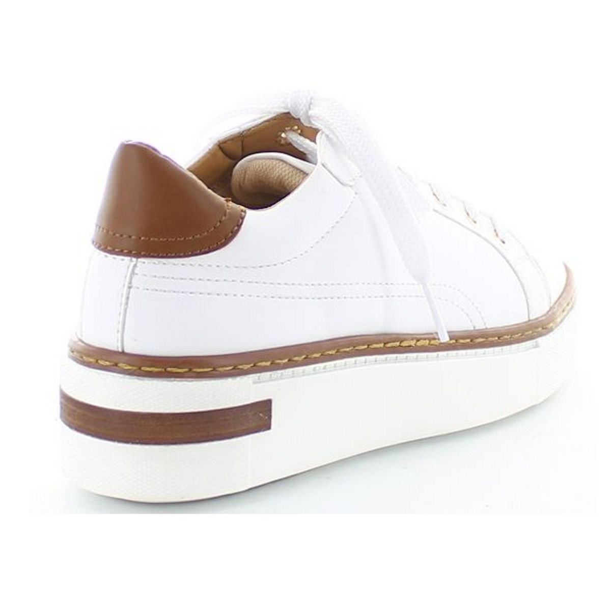 Tenis Blanco con Plataforma Coral Blue