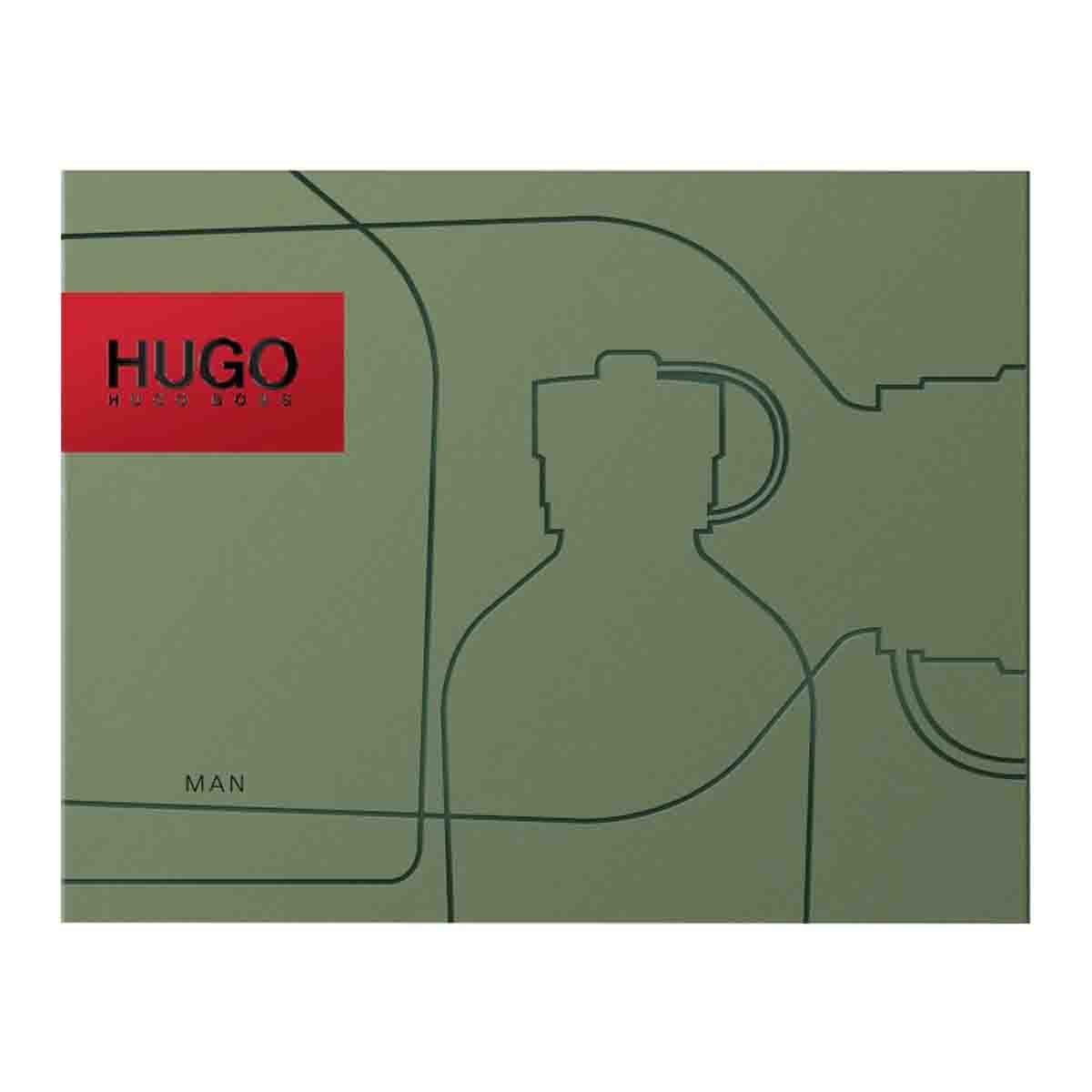 Estuche para Caballero Hugo Boss, Hugo Man Edt 125 Ml + Deo 150 Ml + Sg 50 Ml