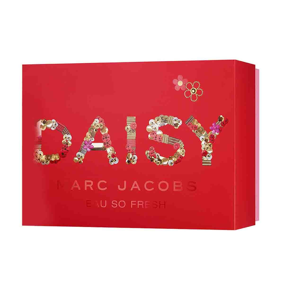 Estuche para Dama Marc Jacobs Daisy Eau So Fresh Edt 75 Ml + Body Lotion 75 Ml + Sg 75 Ml