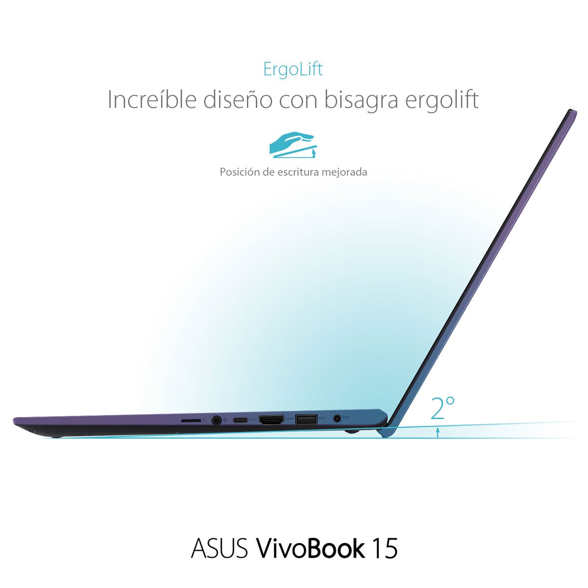 Laptop 15.6" Vivobook X512Fa-Br1050T Azul Asus