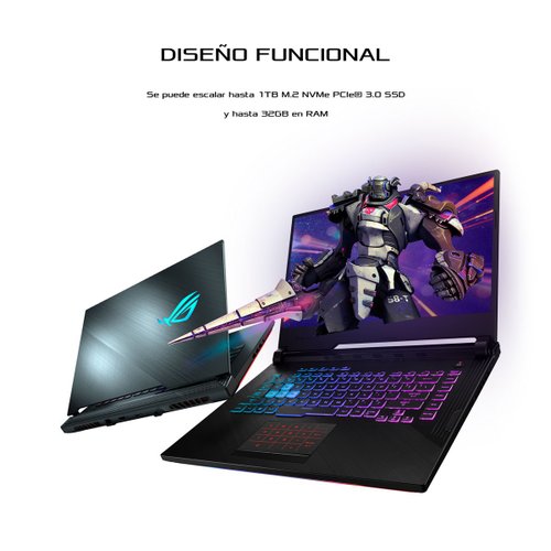 Laptop Gaming 15.6&quot; Asus Rog G531Gu-Al088T Negro+ Mochila+ Mouse