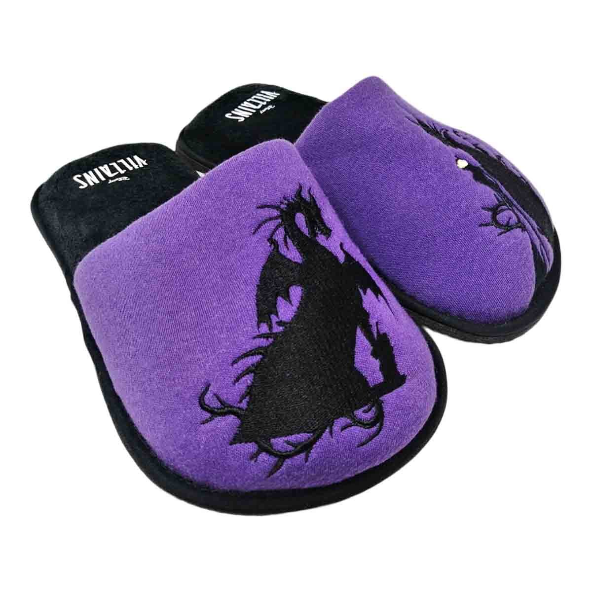 Pantufla Morada de Mal&eacute;fica Arra