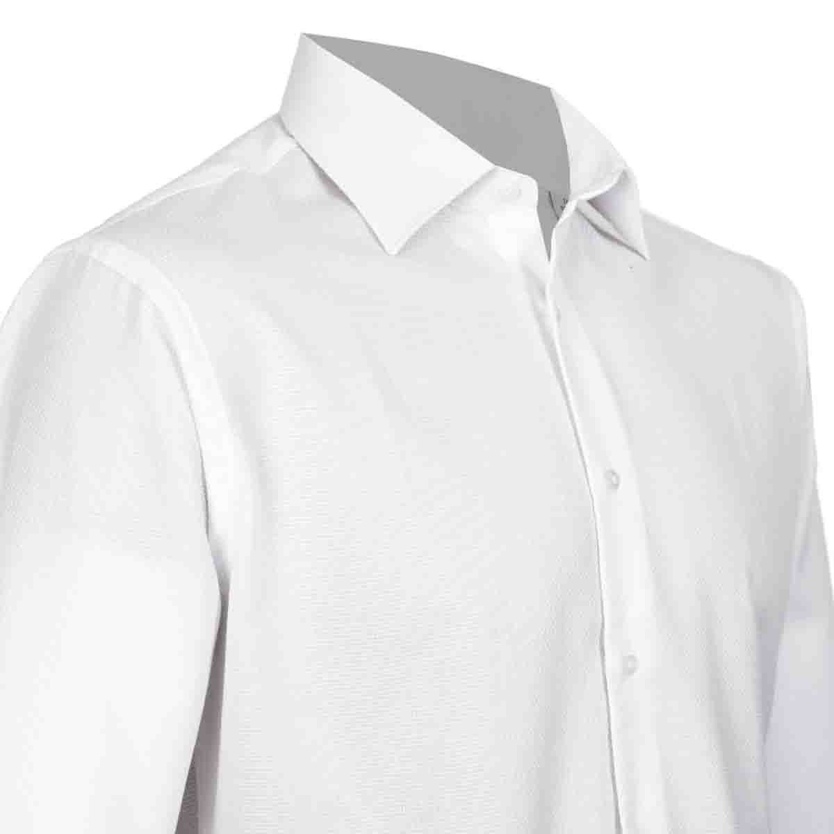 Camisa de Vestir Slim Fit Mancuernillas Blanco Nina Ricci para Caballero