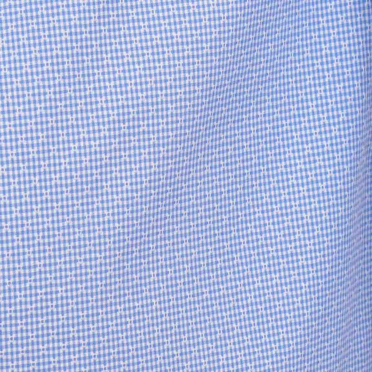 Camisa de Vestir Slim Fit Azul Combinado Nina Ricci para Caballero