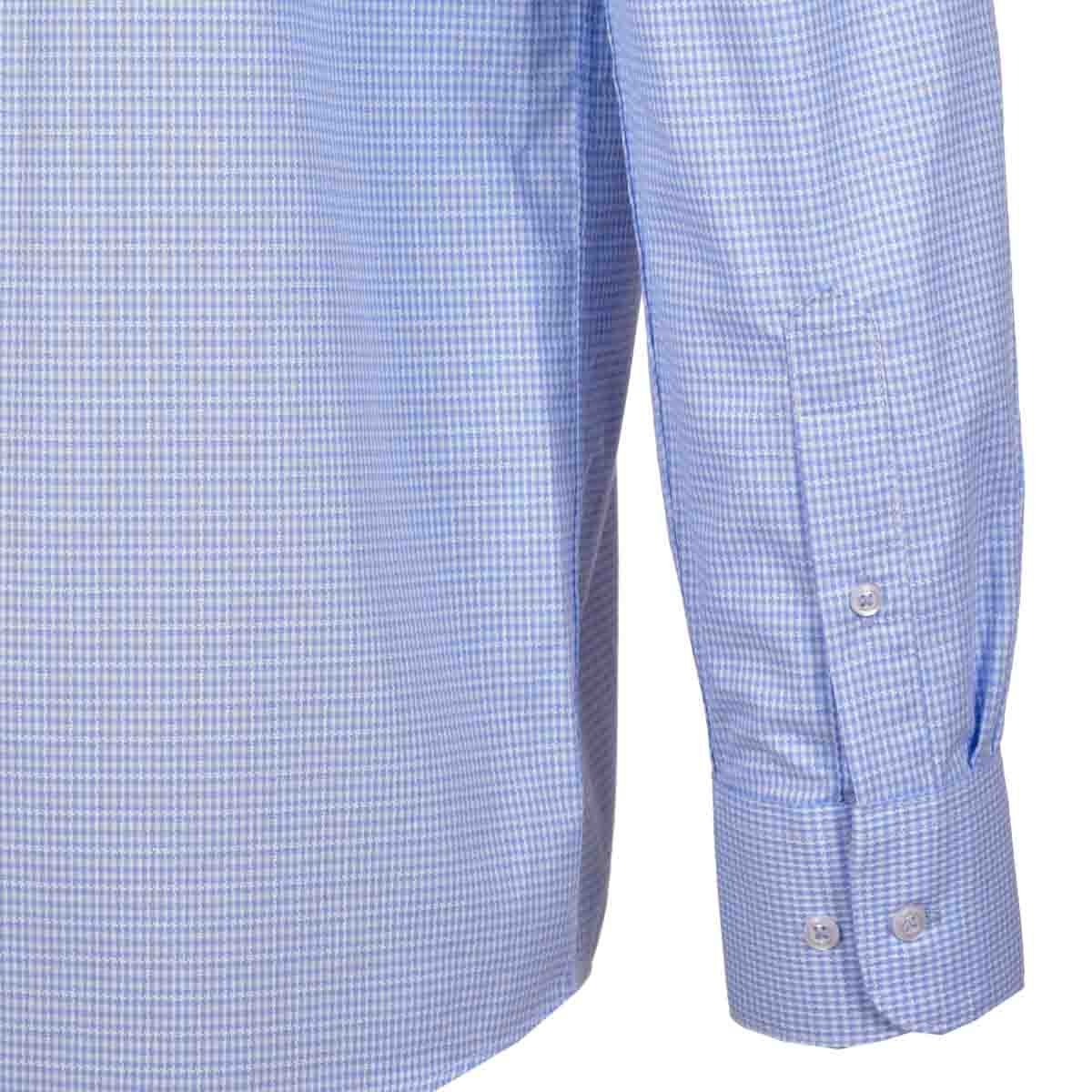 Camisa de Vestir Regular  Azul Combinado Nina Ricci para Caballero