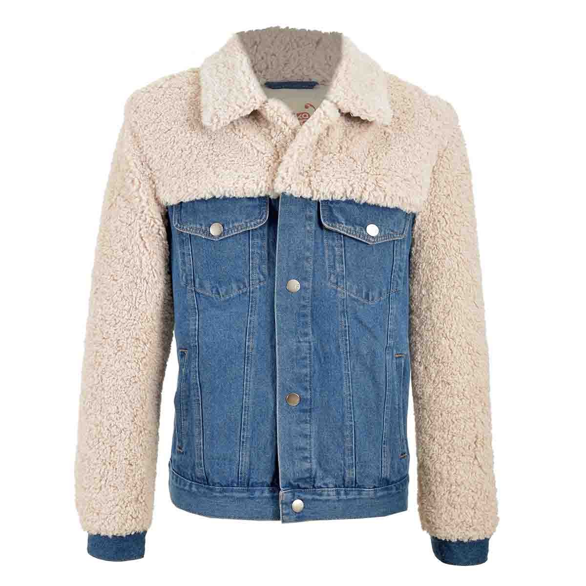 Chamarra Mezclilla Borrega Fukka para Caballeros