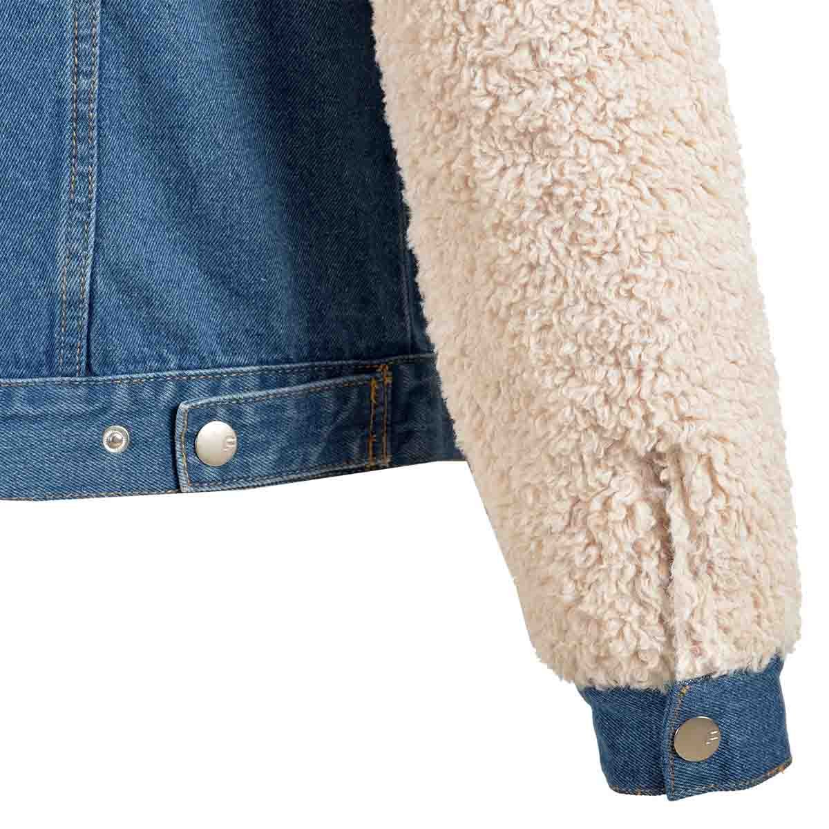 Chamarra Mezclilla Borrega Fukka para Caballeros