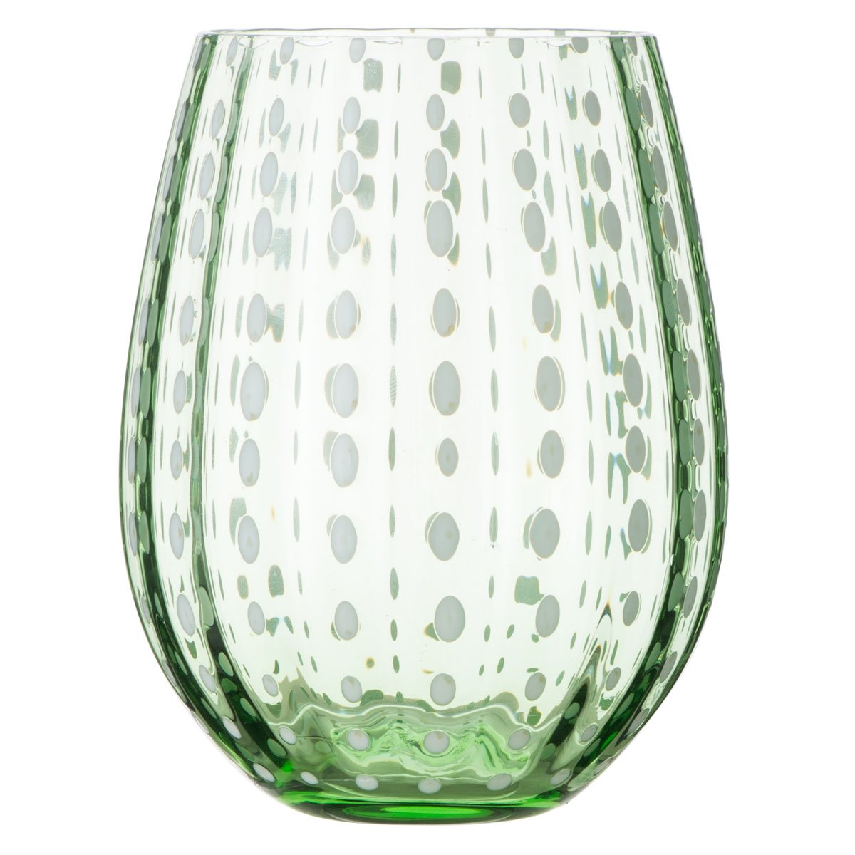Set 4 Vaso de Color con Puntos Blancos Samyo