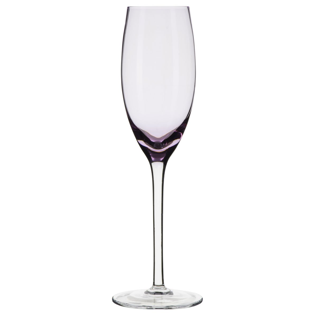 Set 4 Copas Champagne con Morado en Base Samyo