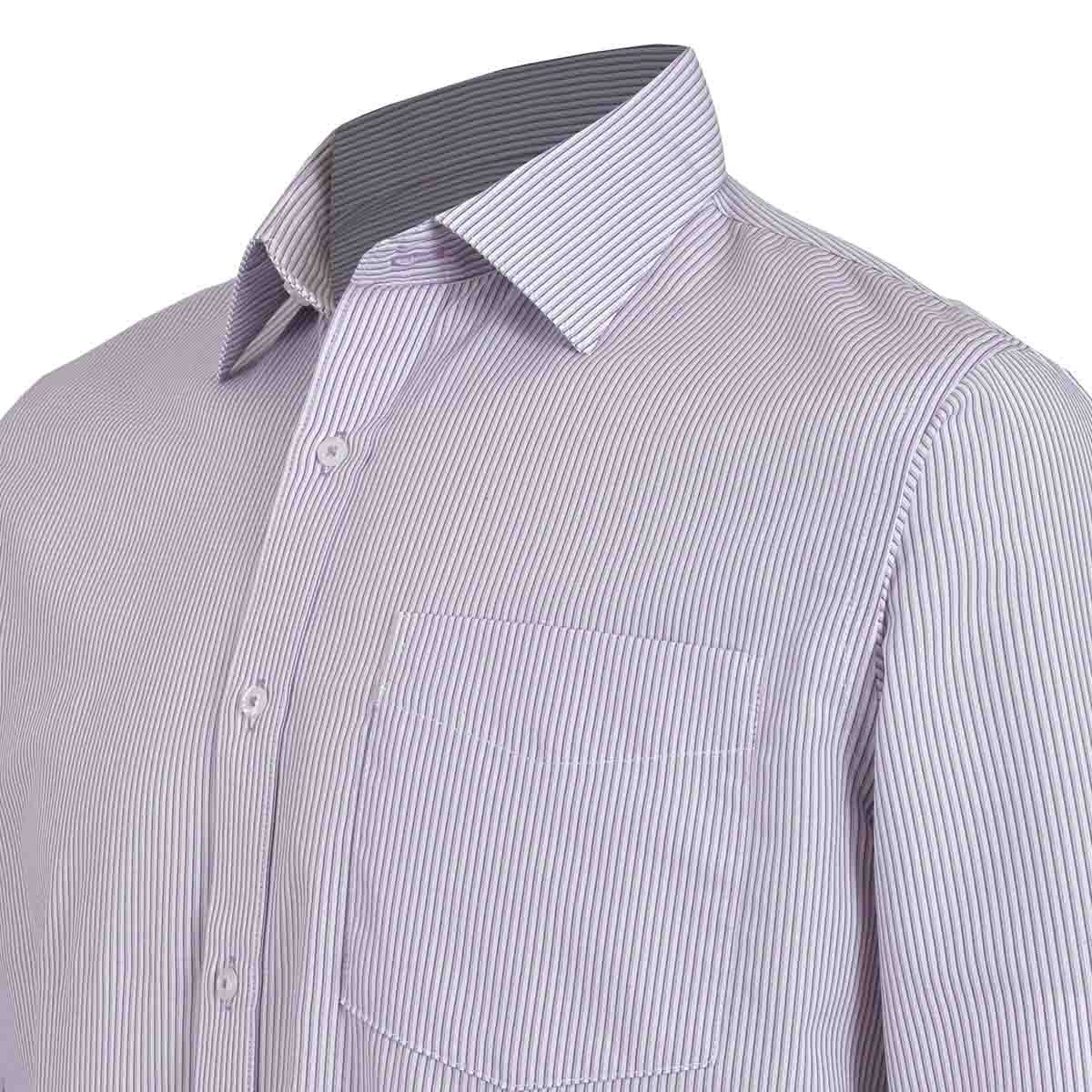 Camisa de Vestir Regular  Color Morado Combinado Nina Ricci para Caballero