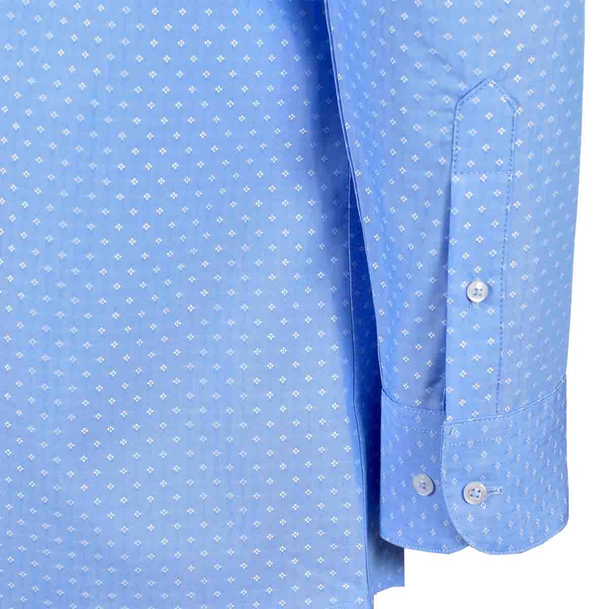 Camisa de Vestir Slim Fit Color Azul Nina Ricci para Caballero