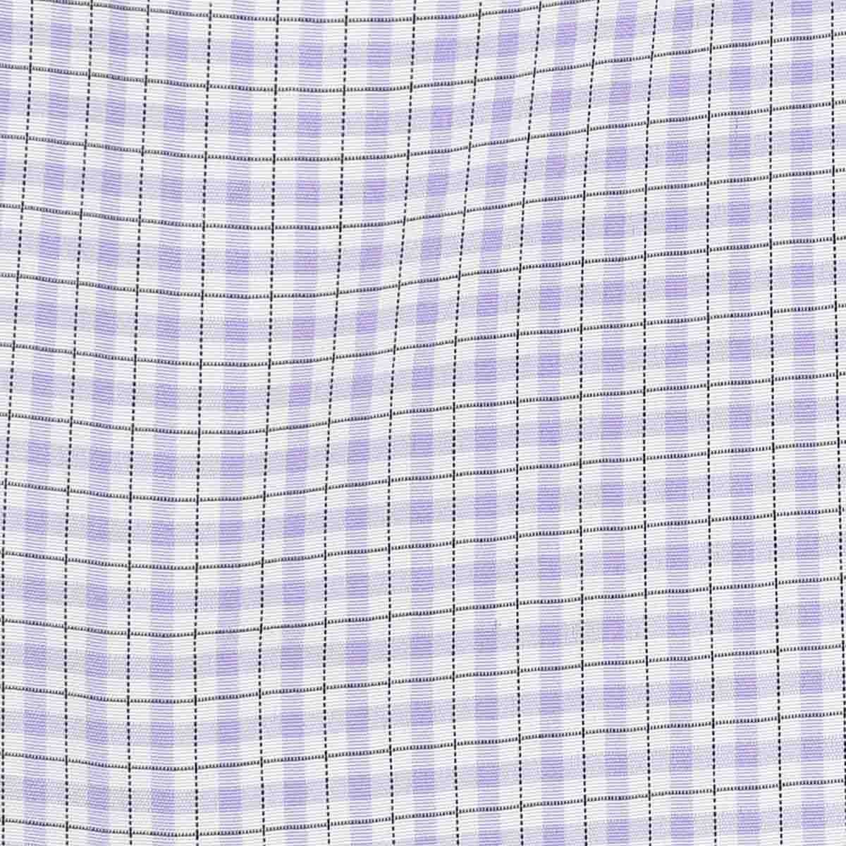 Camisa de Vestir Slim Fit Color Morado Combinado Nina Ricci para Caballero