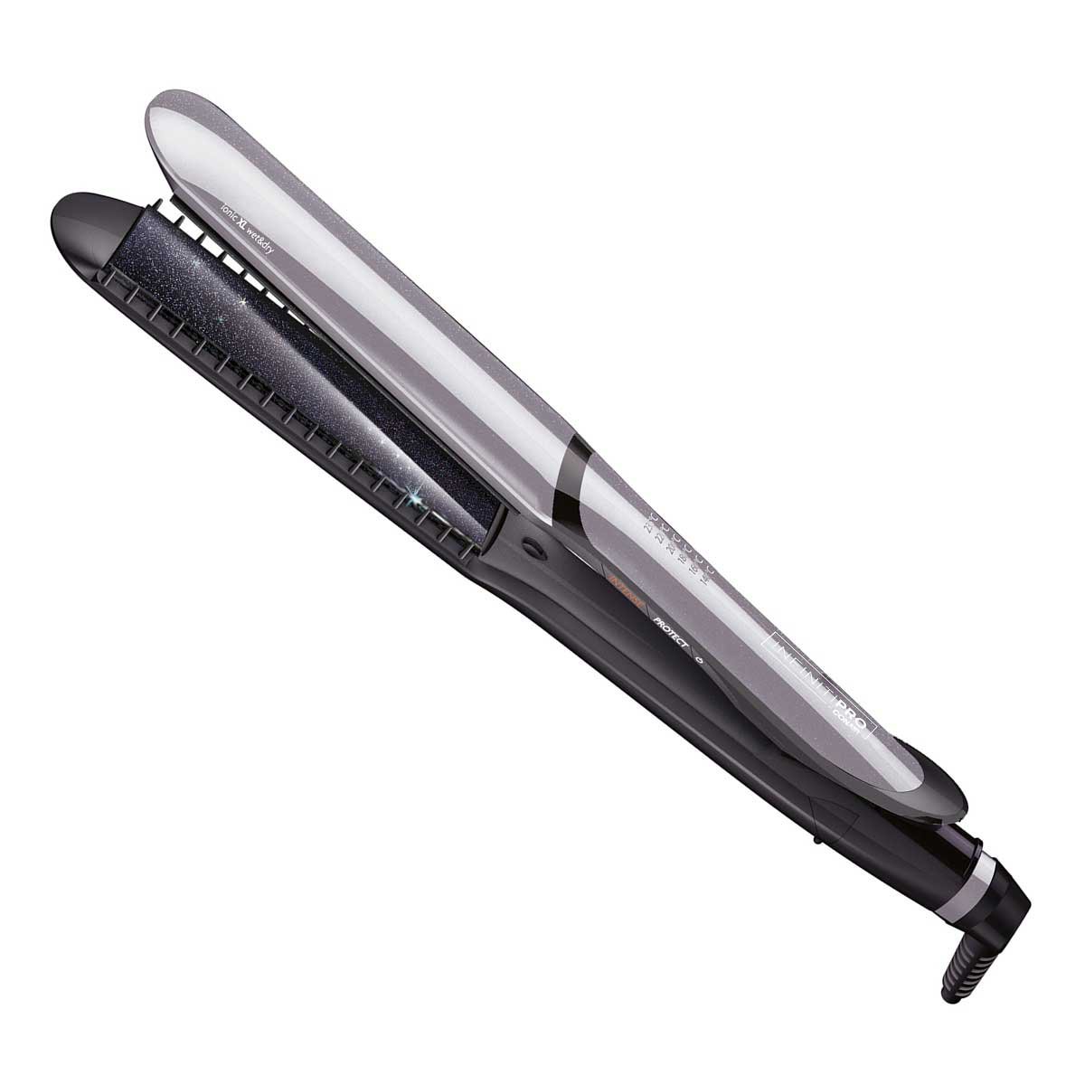 Alaciadora 1 ¼” Led Placas Extra Largas Conair