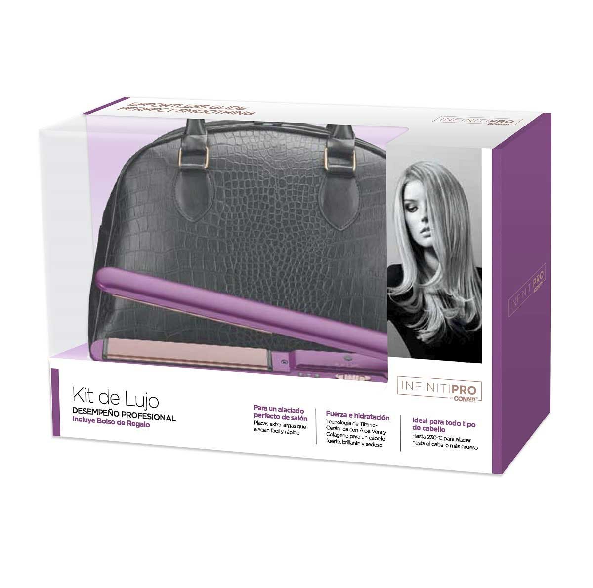 Infiniti Alaciadora 1" Conair con Colágeno y Aloe Vera Conair