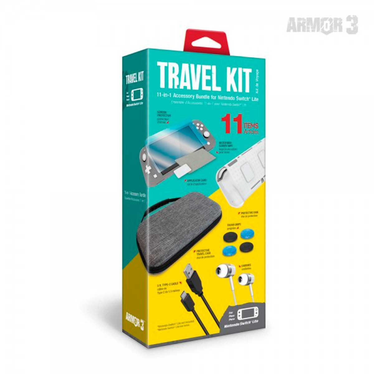 Kit Protector de Viaje Armor 3 Nintendo Switch