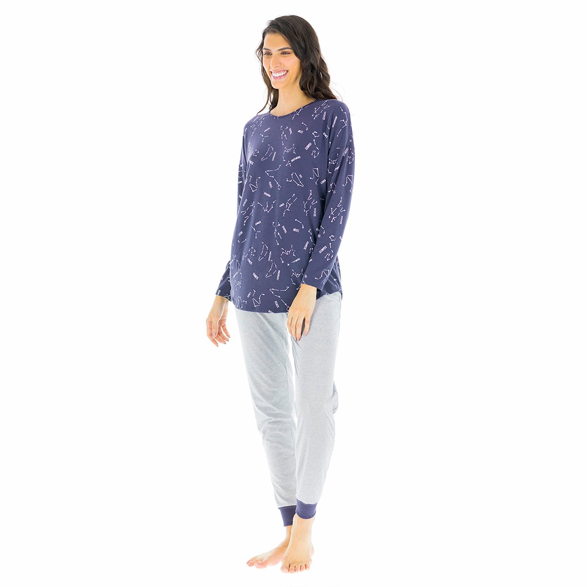 Pijama Playera Y Pantal&oacute;n Mystic Fall Tops &amp; Bottoms