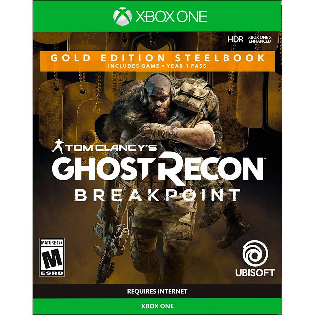 Xbox One Ghost Recon Breakpoint Steelbook Ge