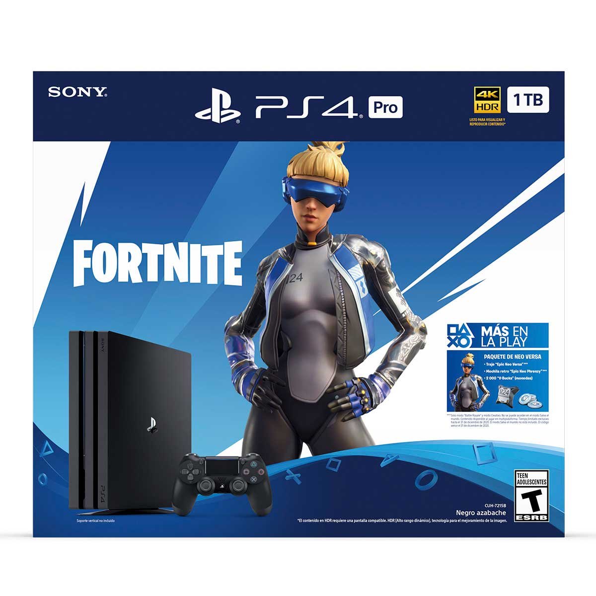 Consola Ps4 Pro Fortnite Bundle - Latam