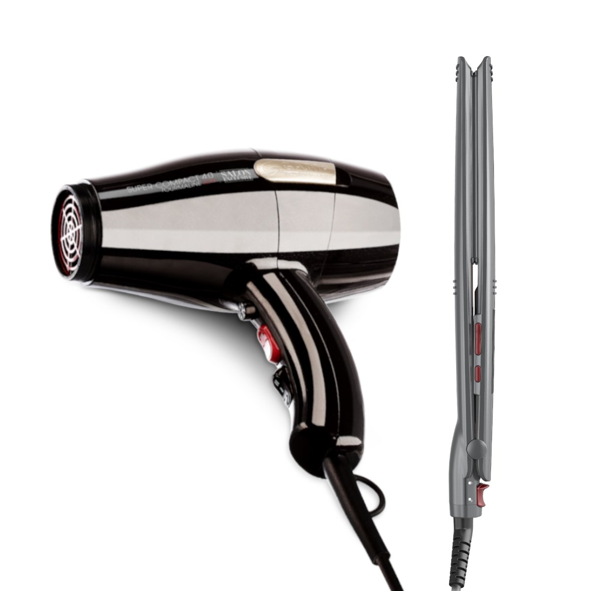 Combo Plancha Elegance T Kerat + Secadora Sc Tour Ion Gama Italy