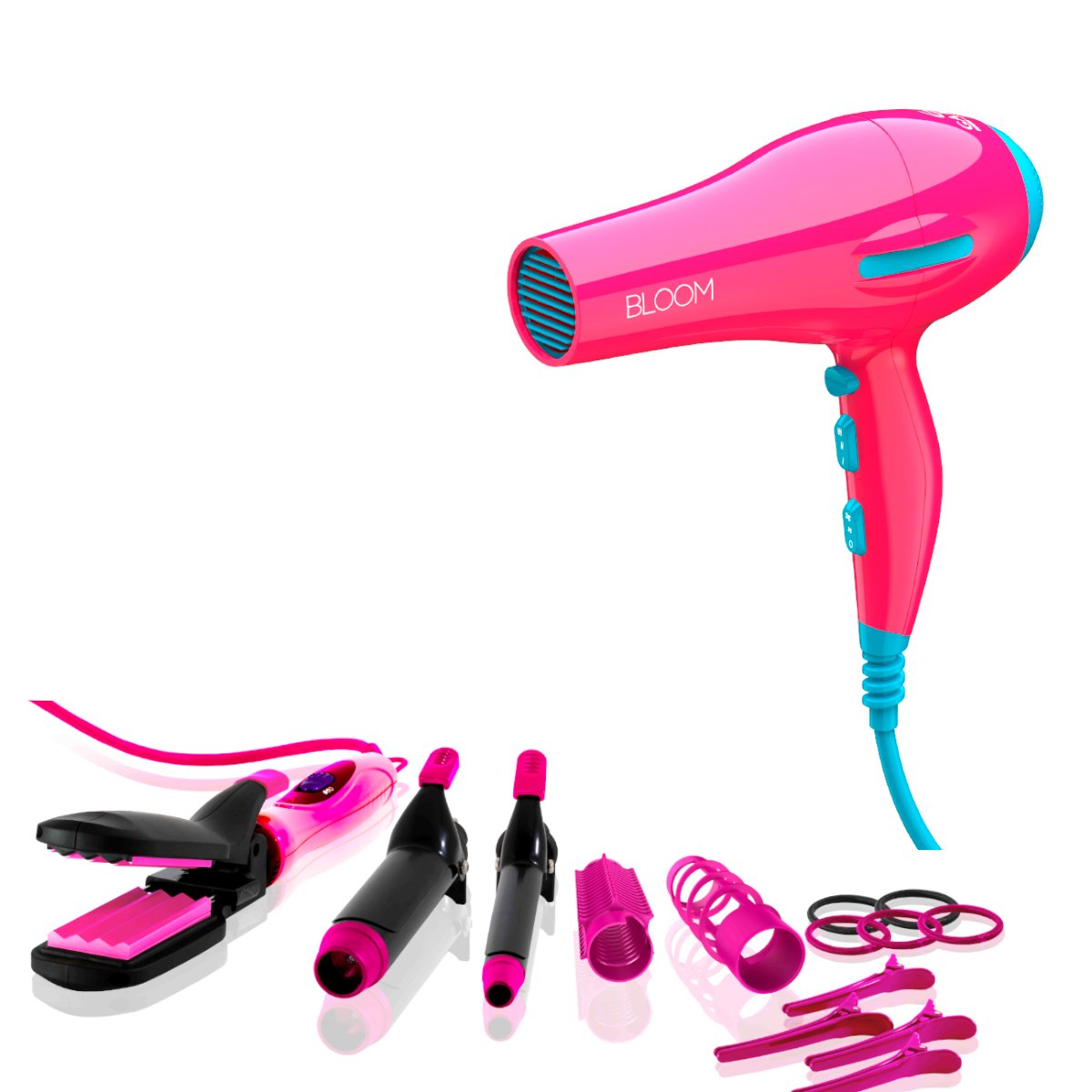Combo Multistyler + Secadora Eleganza I Bloom Gama Italy