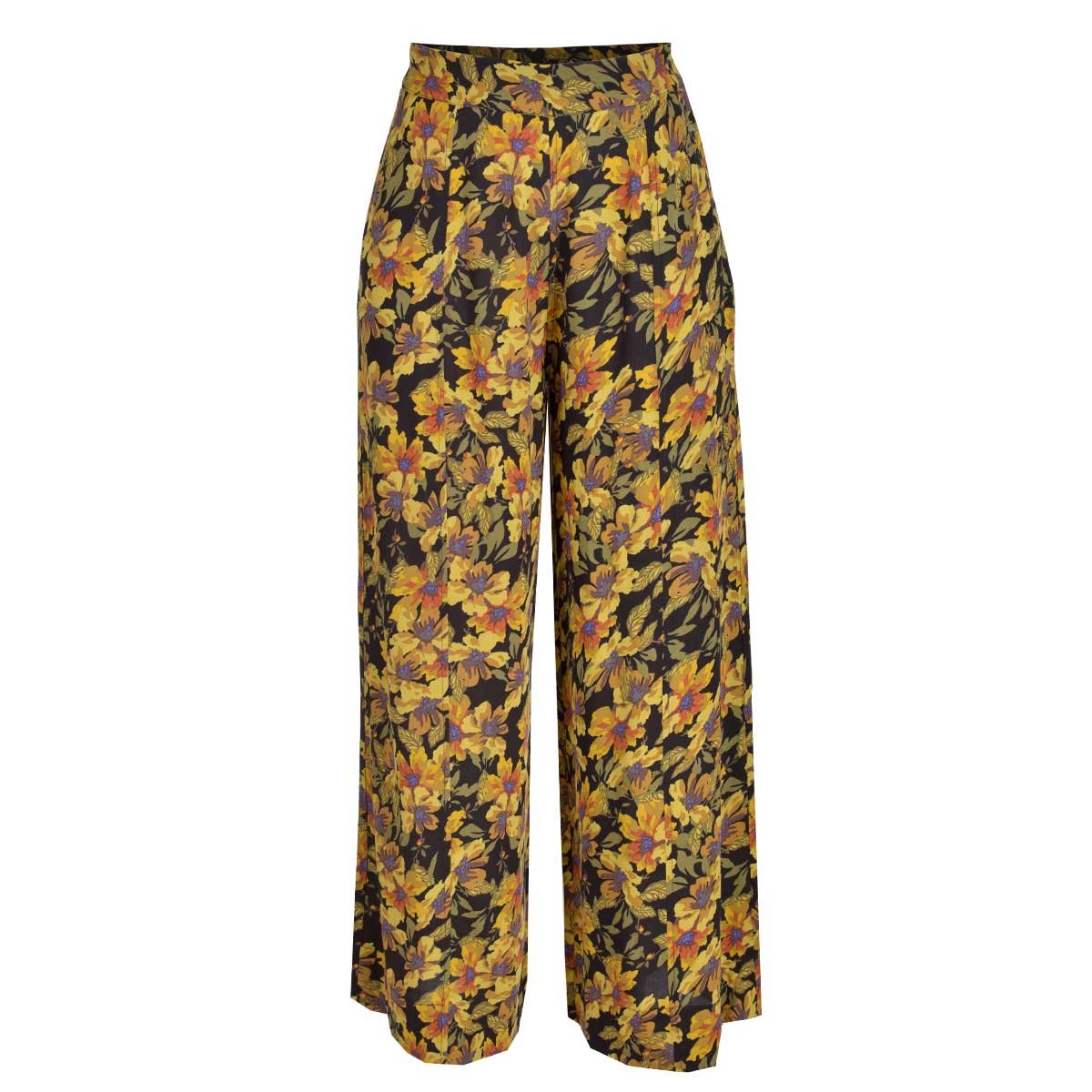 Pantalon con Estampado de Flores Arqueology