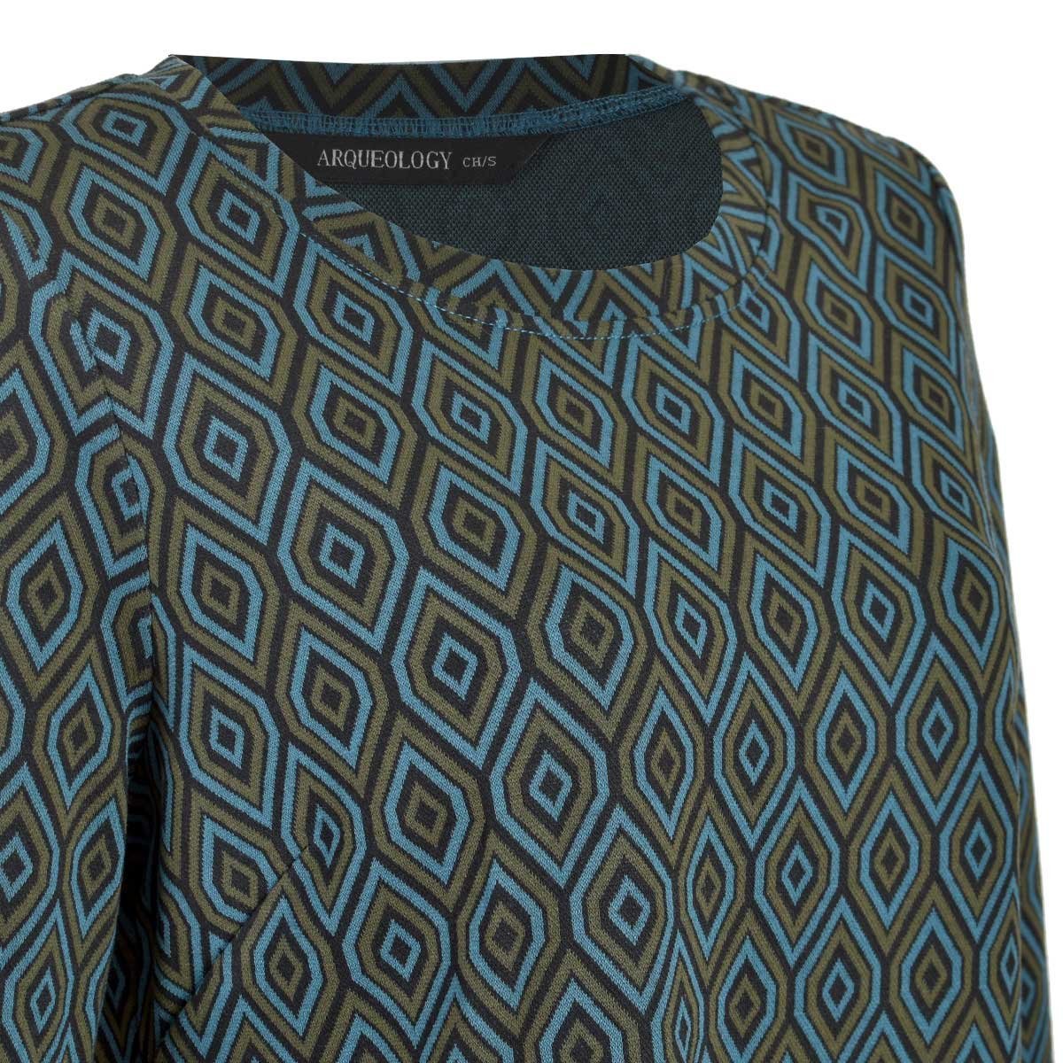 Blusa para Dama con Diseño de Rombos Arqueology