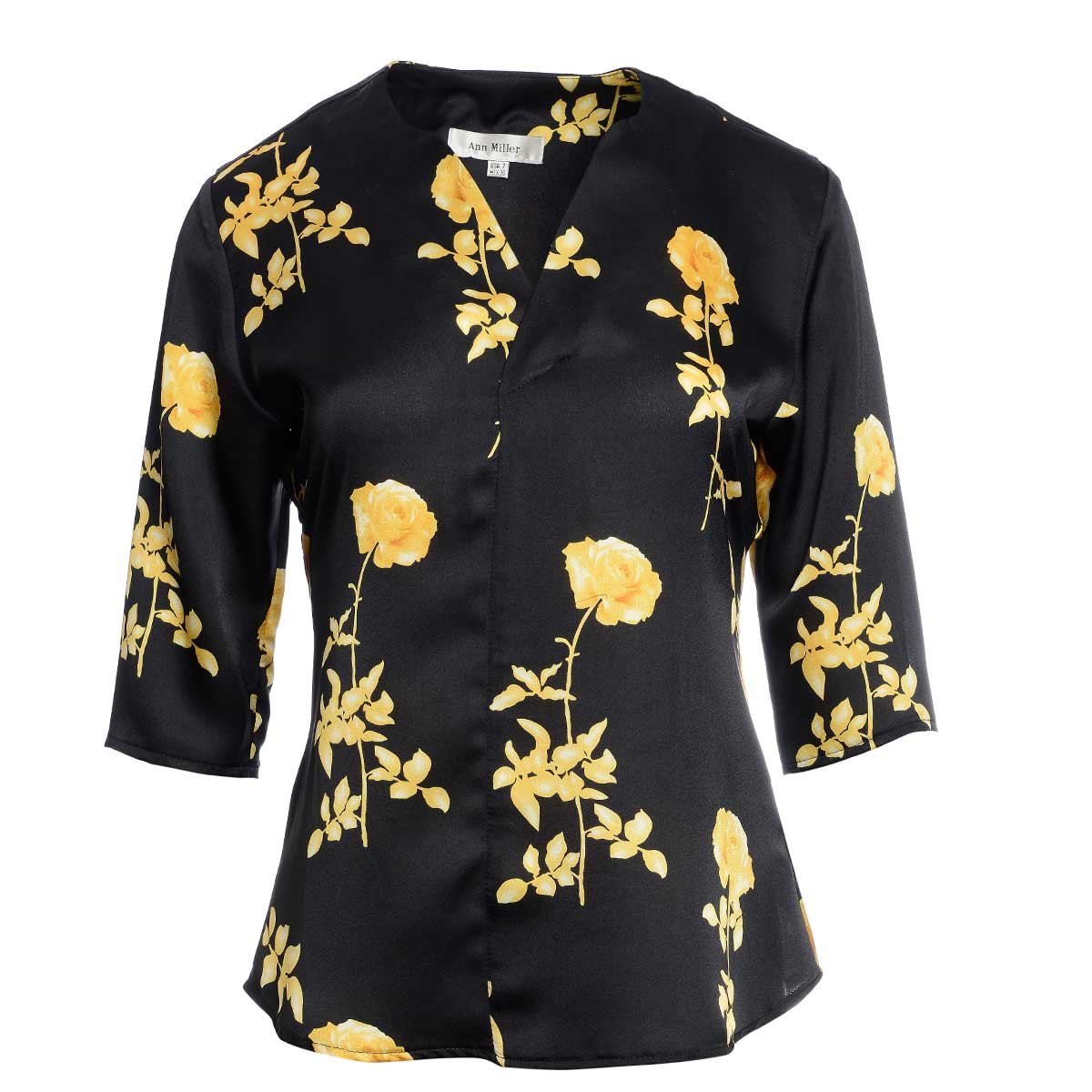 Blusa con Estampado de Flores Ann Miller