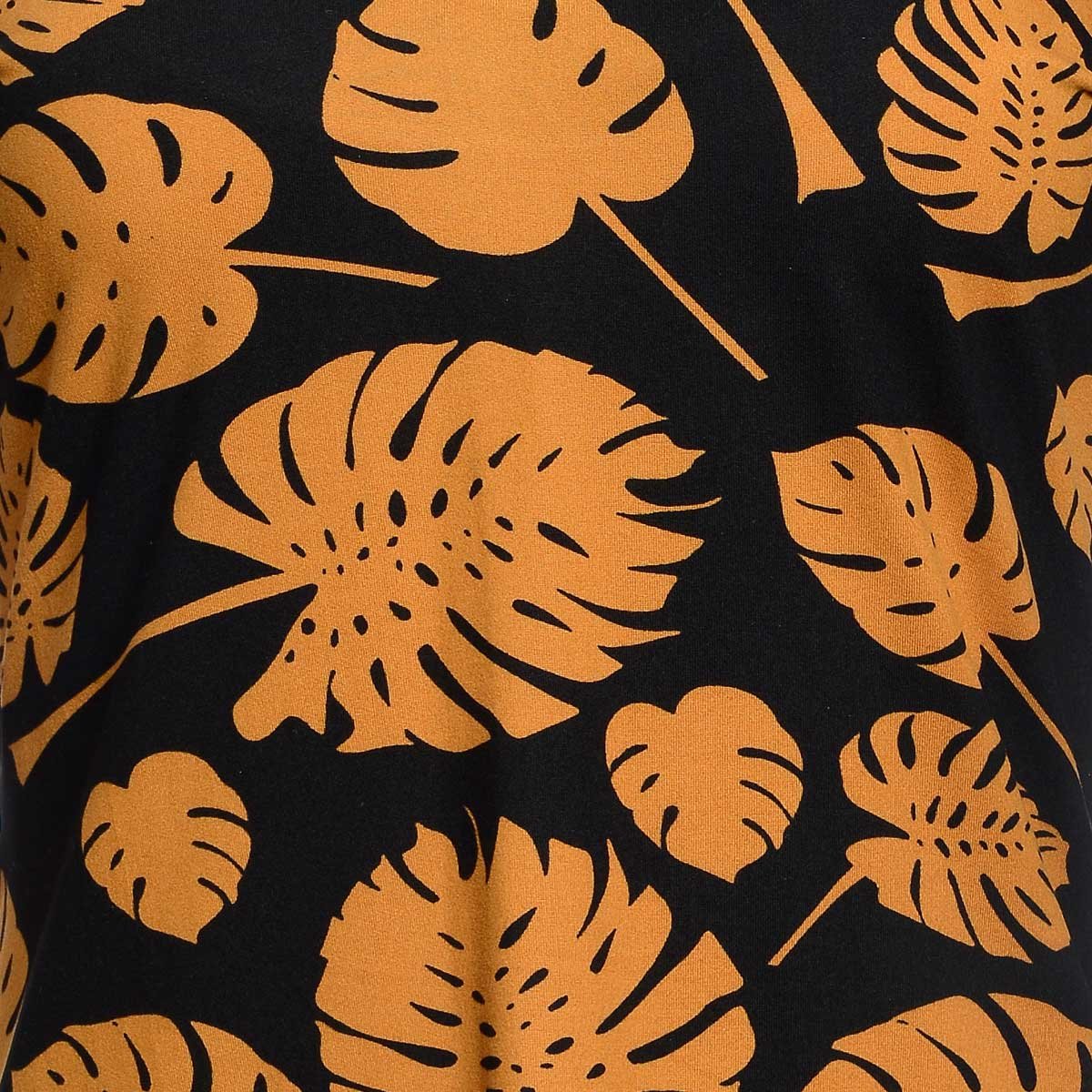 Blusa con Estampado de Hojas Ann Miller