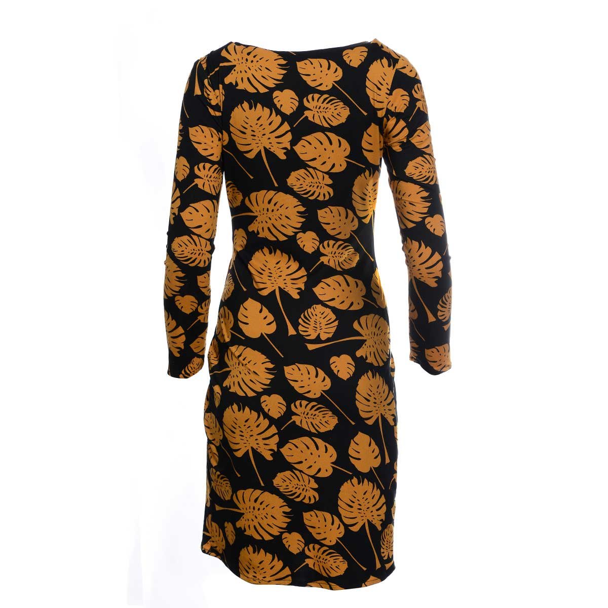 Vestido con Estampado de Hojas Ann Miller