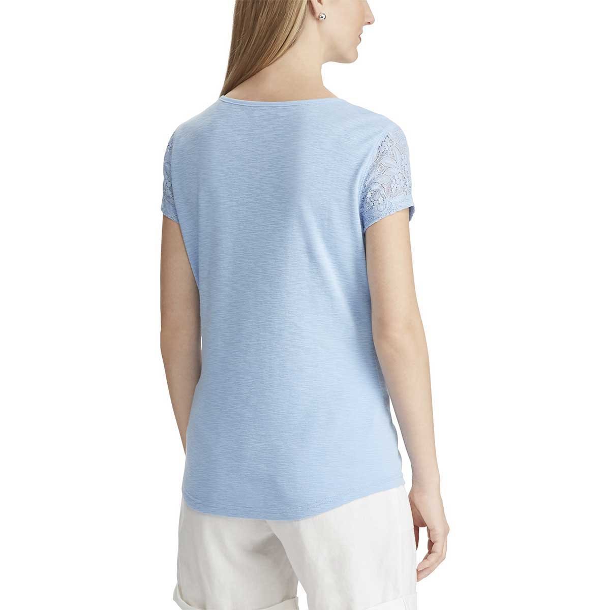 Blusa Azul de Manga Corta Gabi Chaps
