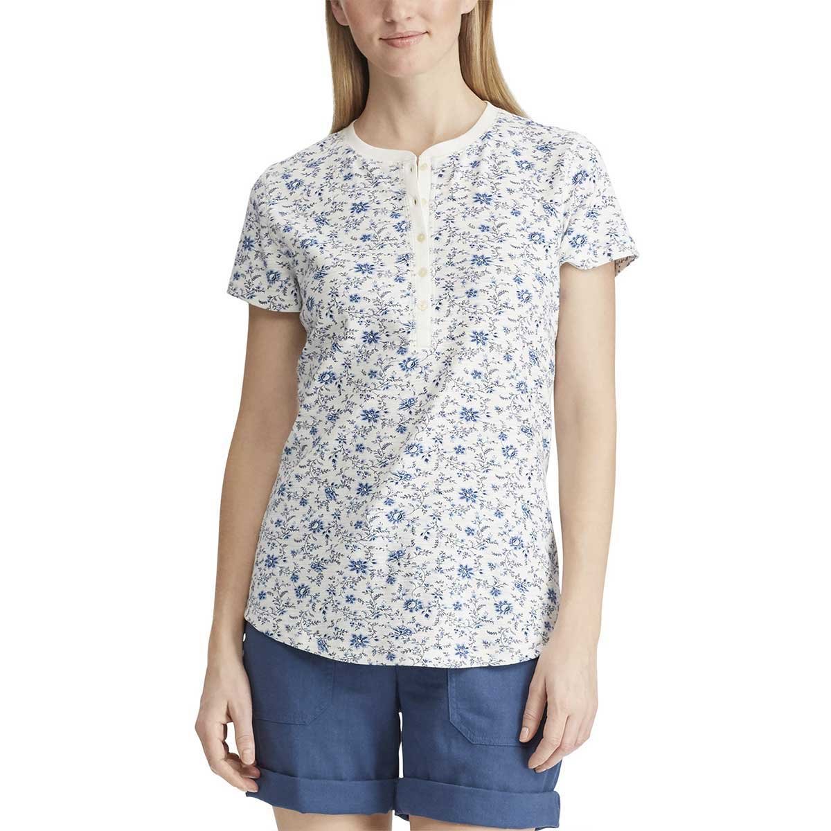 Blusa de Manga Corta y Escote Redondo Samantha Chaps