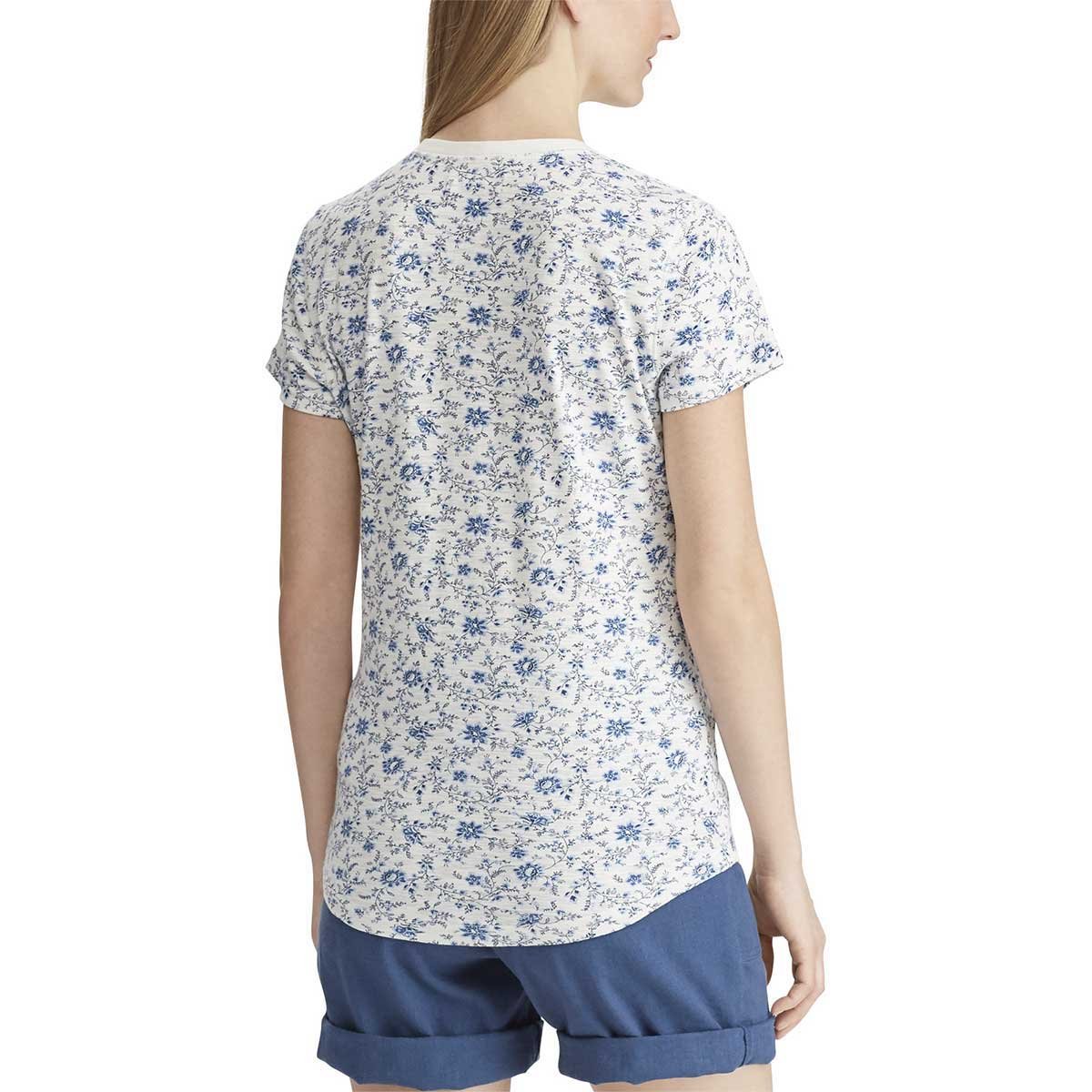 Blusa de Manga Corta y Escote Redondo Samantha Chaps