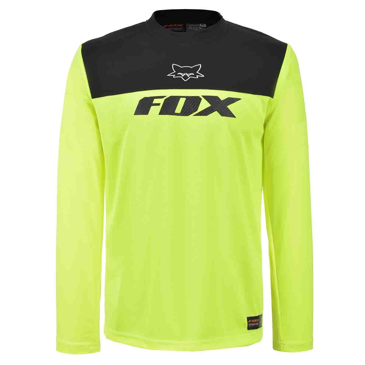 Playera Manga Larga para Caballero con Tecnología Dry Fit Fox