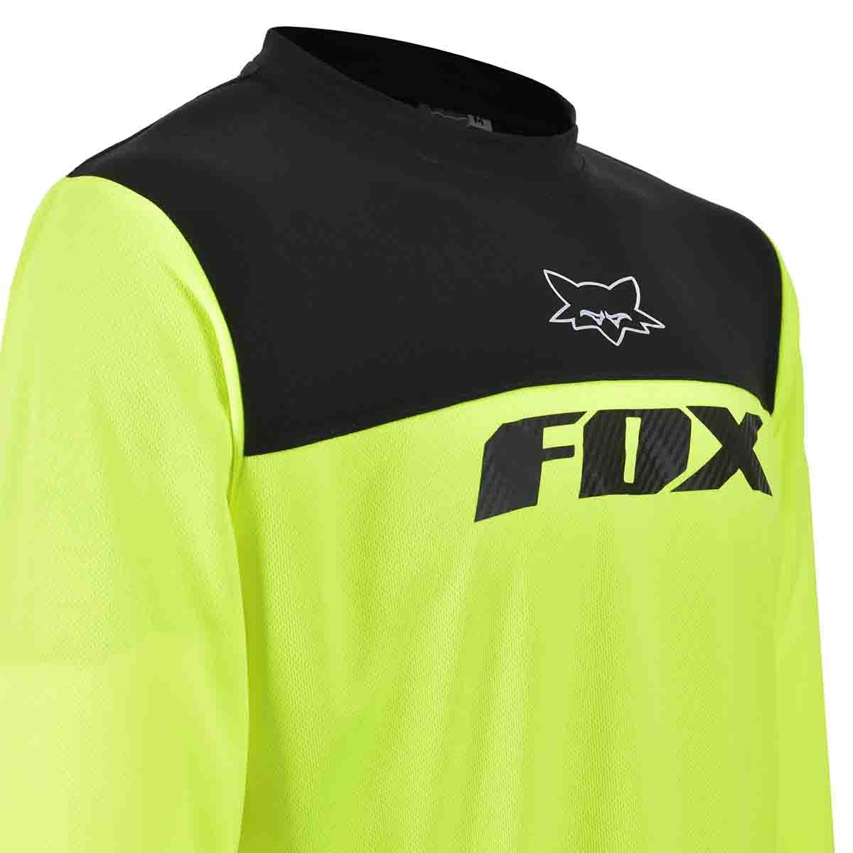 Playera Manga Larga para Caballero con Tecnología Dry Fit Fox