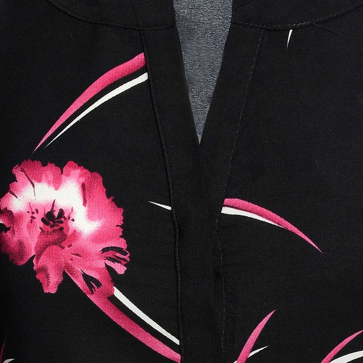 Blusa para Dama con Flores Rosas Ann Miller