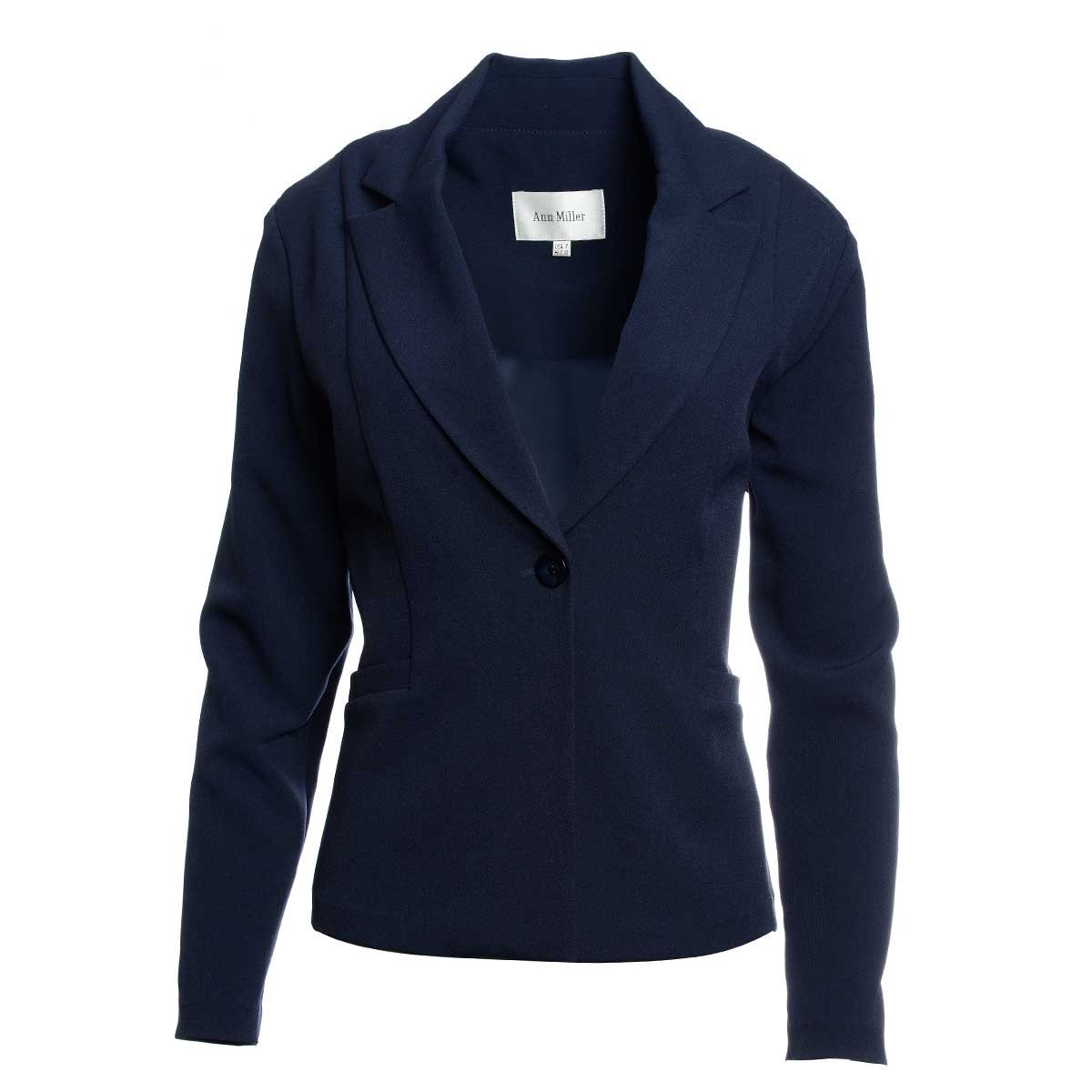 Saco Azul Liso Ann Miller