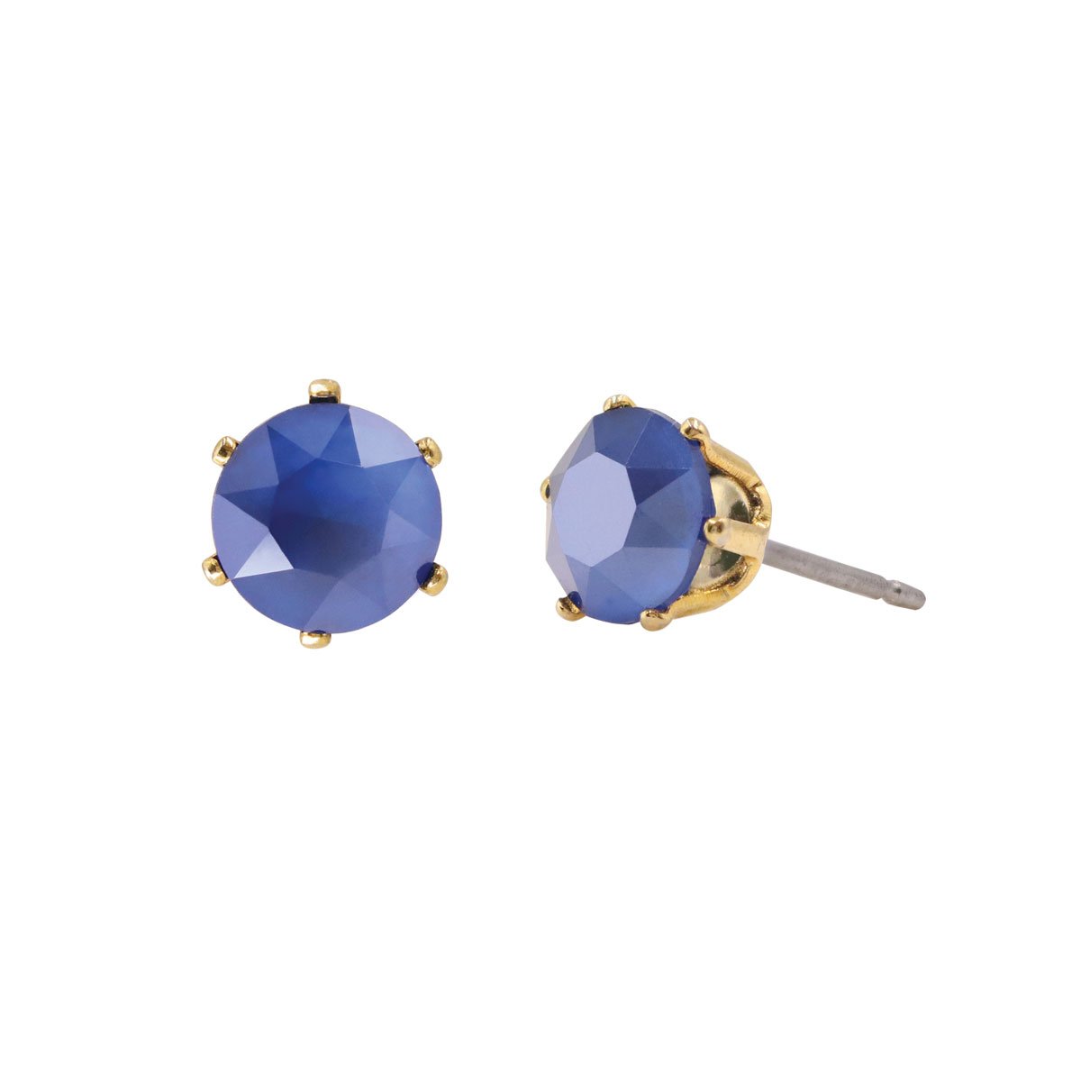 Set de Aretes con Cristal Swarovski Royal Blue Y Dark Red Mossimo
