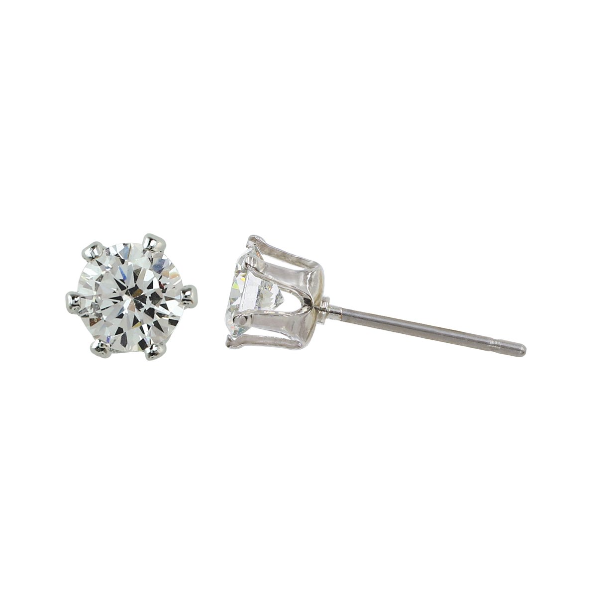 Set de Aretes en Dorado Y Rodio con Circonias Mossimo