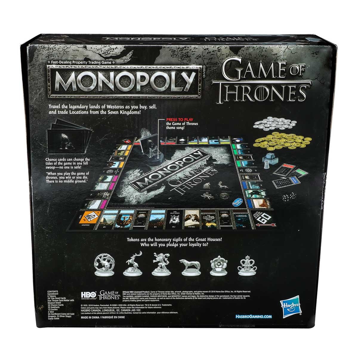 Juego de Mesa Monopili Game Of Thrones Hasbro - Juego de Mesa